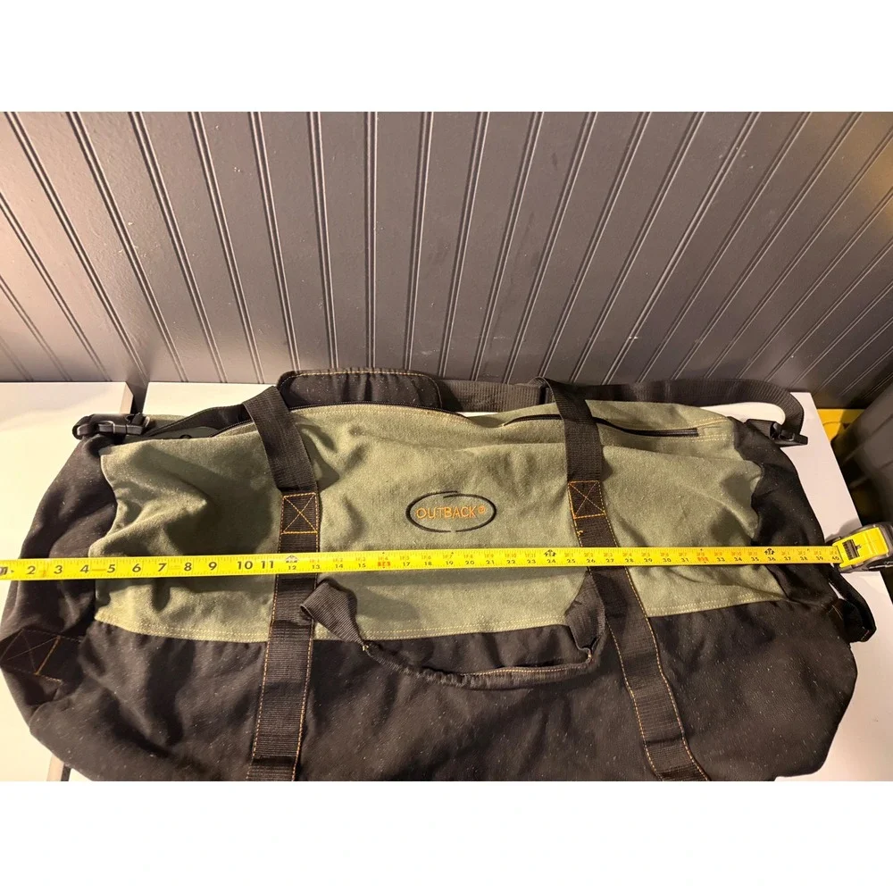 Outback Camping Bag EXTRA LARGE Duffel Heavyweight Canvas Ledmark Travel